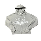 Gray zipper (fleece) jacket