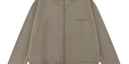 Essentials Flocked Zip Jacket