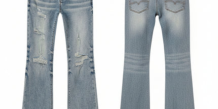 Purple Brand flare fit jeans