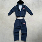 Navy blue suit