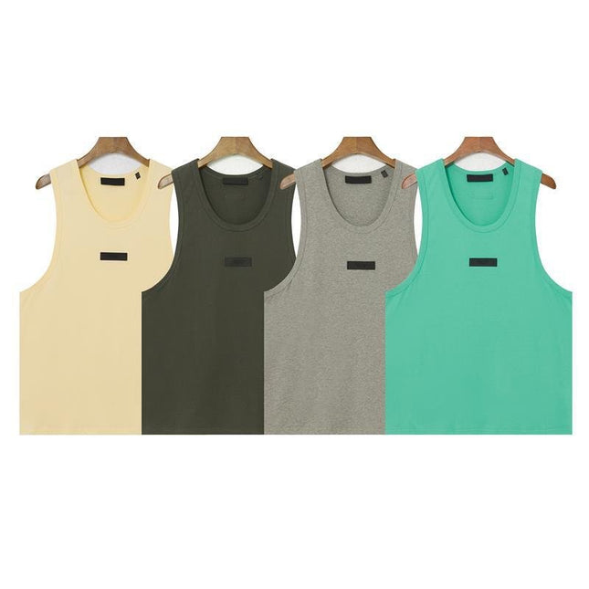 Essentials Silicone Logo Sleeveless T-Shirt