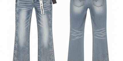 Purple Brand flare fit jeans
