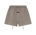 XS / 25. Deep mist gray gold-embossed shorts