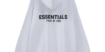 Essentials Flocked Logo Hoodie