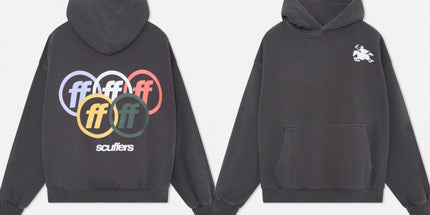 Short-Sleeve Letter Hoodie