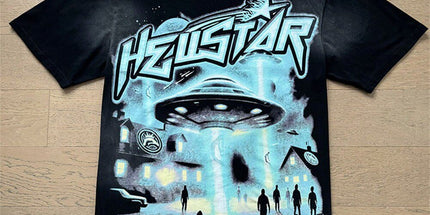 Trendy Hell Star hip-hop T-shirt for men