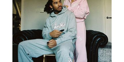 Men's UK Drill Embroidered Tracksuit Set