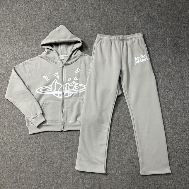 Broken Planet Space Grey Tracksuit Set