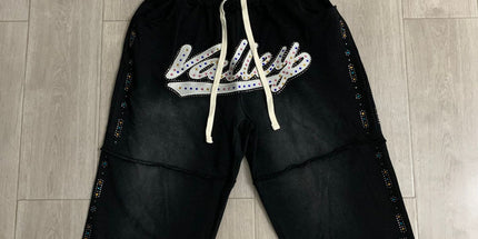 Vale Rhinestone Denim Shorts