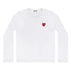 Female S / White red heart