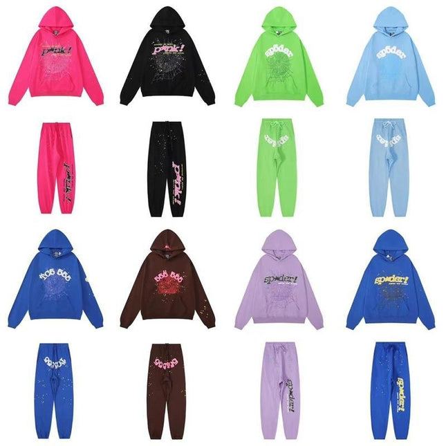 Sp5der Web Logo Tracksuit Set