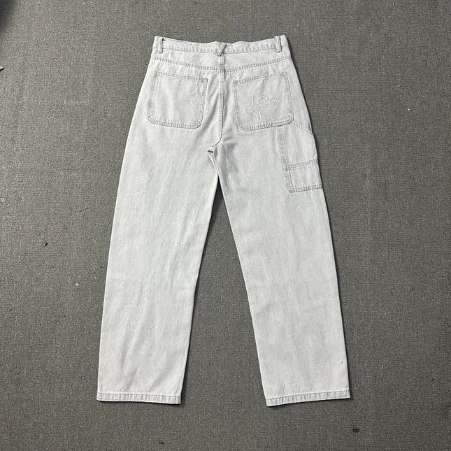 Broken Planet Embroidered Jeans