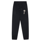Black and gray trousers