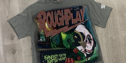 RoughPlay Distressed Rhinestone T-Shirt