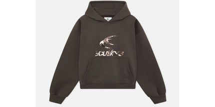 Short-Sleeve Letter Hoodie