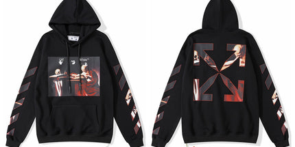 Off-White Twill Print Hoodie