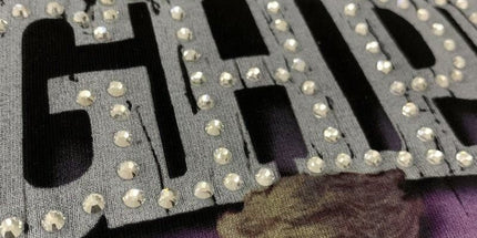 RoughPlay Rhinestone Logo Long Sleeve T-Shirt
