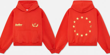 Short-Sleeve Letter Hoodie