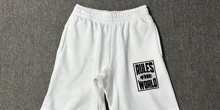 Alcatraz Vintage Letter Shorts