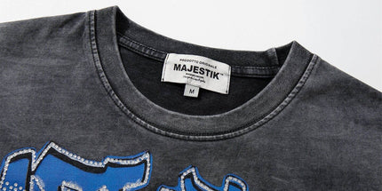 Majestik Washed Black T-Shirt