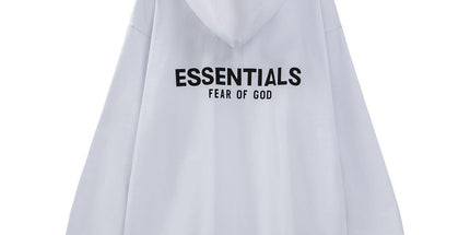 Essentials Flocked Logo Hoodie