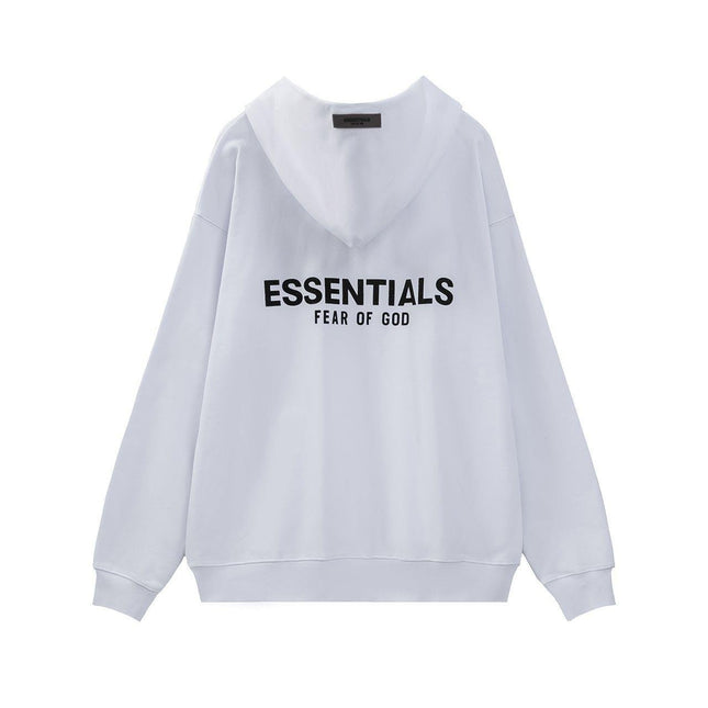 Essentials Flocked Logo Hoodie