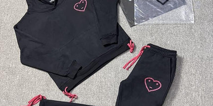 Carsicko Love Print Tracksuit Set