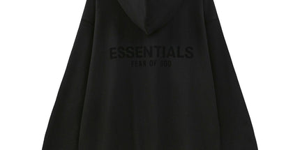Essentials Flocked Logo Hoodie