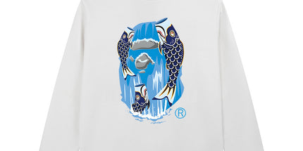 A Bathing Ape College L/S Tee