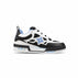 40 / black, white, blue
