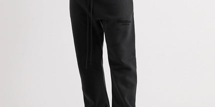 Essentials Flocked Wide-Leg Sweatpants