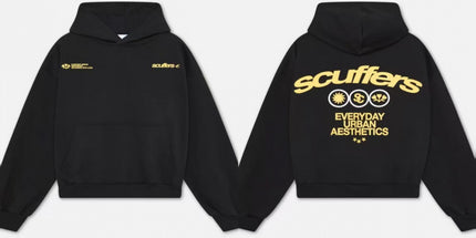 Short-Sleeve Letter Hoodie
