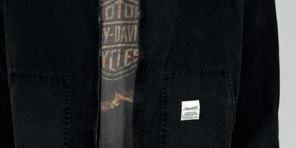 Vintage Contrast Cargo Jacket