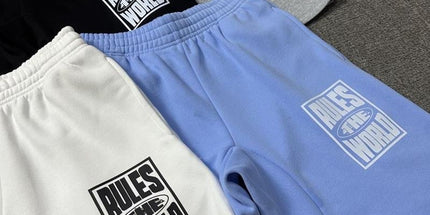 Alcatraz Vintage Letter Shorts