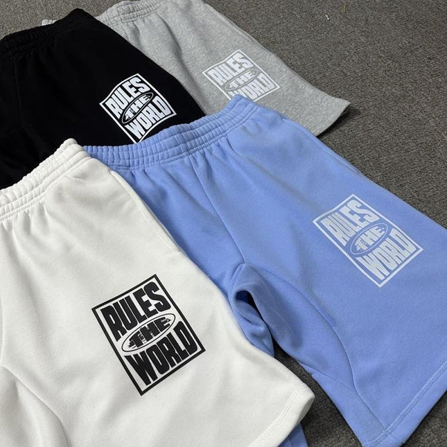 Alcatraz Vintage Letter Shorts