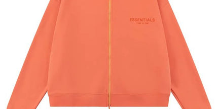 Essentials Flocked Zip Jacket