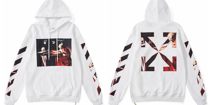 Off-White Twill Print Hoodie