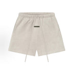 25. Heather ash gold-stamped shorts