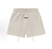 XS / 25. Heather ash gold-stamped shorts
