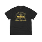 yellow print/black