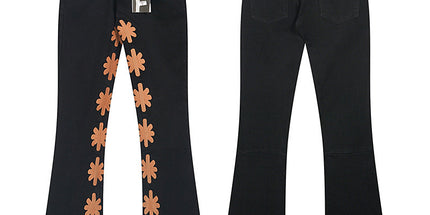 LOSTSHDWS Embroidered Bootcut Jeans