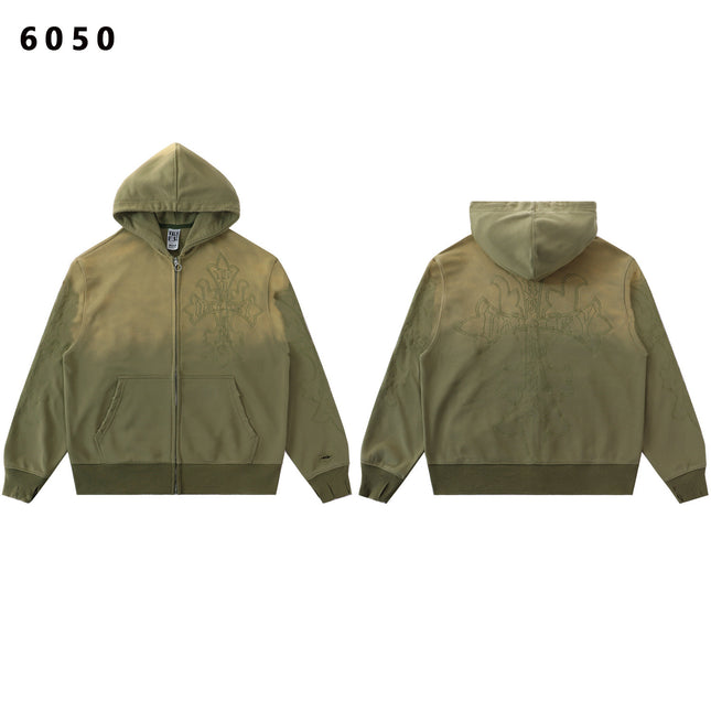Vale Forever Cheetah Zip Up hoodie