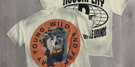 RoughPlay Distressed Rhinestone T-Shirt
