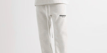 Essentials Flocked Wide-Leg Sweatpants