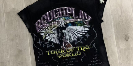 RoughPlay Rhinestone Sleeveless T-Shirt
