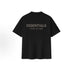 XS / 25. Gold-embossed black short-sleeved shirt