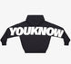 XS / Black logo with white lettering