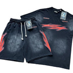 6817-7811 Washed Black-Red Set