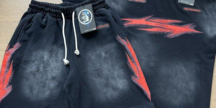Hellstar set short-sleeve T-shirt and shorts set for men