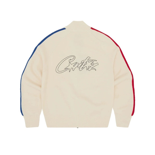 Men's Drill Embroidered Knit Jacket